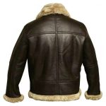 B3 Bomber Jacket For Men Real Sheepskin RAF Leather Jacket 1