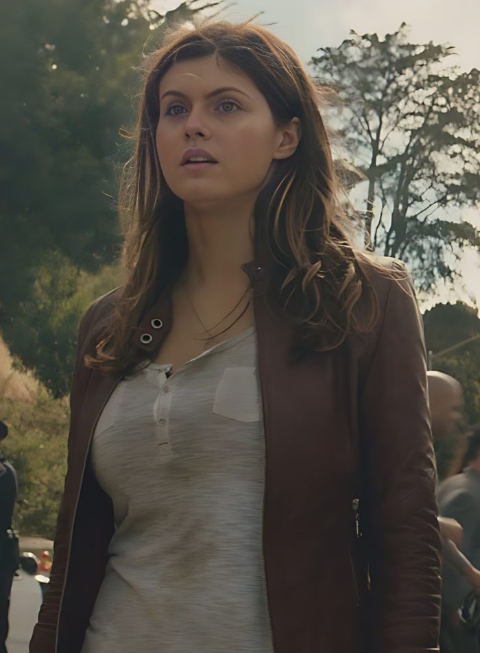 Alexandra Daddario San Andreas Leather Jacket