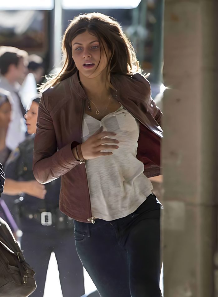 Alexandra Daddario San Andreas Leather Jacket