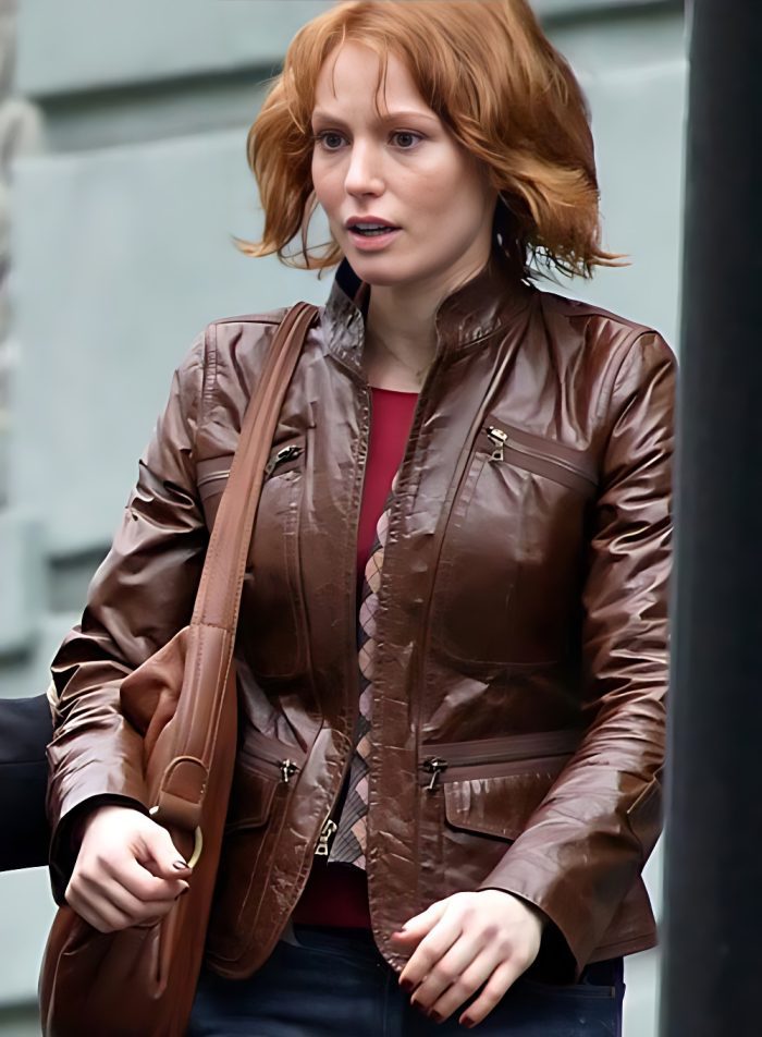 Alicia Witt 88 Minutes Leather Jacket