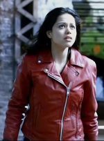 Alyssa Diaz from Ben 10 Alien Swarm Leather Jacket