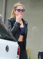 Ashley Benson Leather Jacket