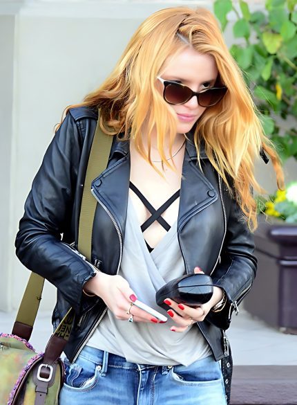 Bella Thorne Leather Jacket