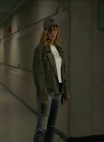 Brie Larson Captain Marvel Leather Jacket