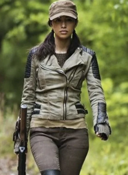 Christian Serratos The Walking Dead Leather Jacket