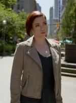 Chyler Leigh Supergirl Leather Jacket