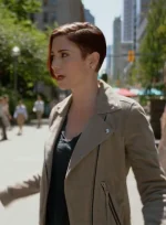 Chyler Leigh Supergirl Leather Jacket