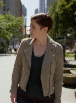 Chyler Leigh Supergirl Leather Jacket