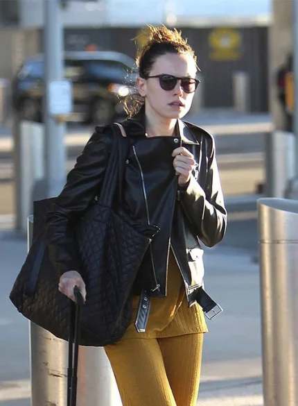 Daisy Ridley Leather Jacket