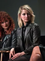 Dianna Agron Leather Jacket Discover Celebrity Style