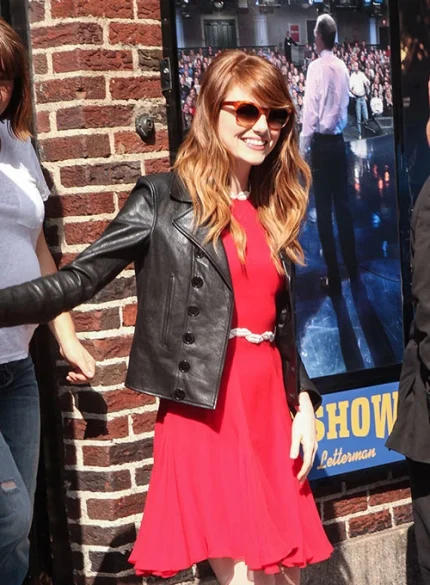 Emma Stone Leather Jacket