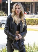 Hailey Baldwin Bieber Leather Jacket