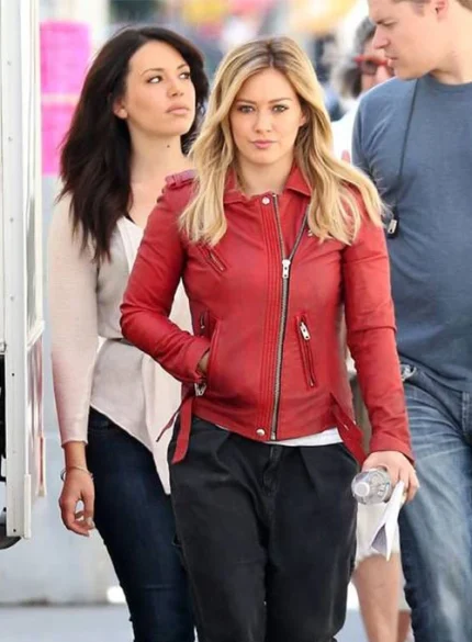 Hilary Duff Leather Jacket