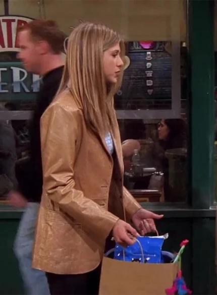 Jennifer Aniston Friends Season 5 Leather Blazer