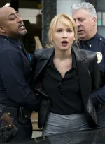 Jennifer Lawrence Joy Leather Blazer