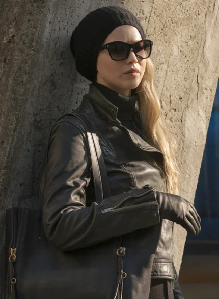 Jennifer Lawrence Red Sparrow Leather Jacket