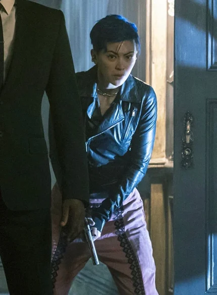 Jessica Henwick The Matrix Resurrections Leather Jacket