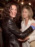 Julia Roberts Leather Blazer