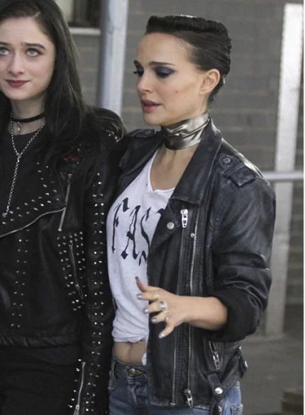 Natalie Portman Vox Lux Leather Jacket