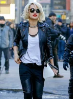 Rita Ora Leather Jacket