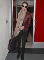 Rosie Huntington Leather Jacket