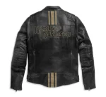 Men’s H-D Triple Vent Passing Link II Leather Jacket