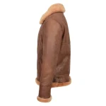 Men's Vintage Sheepskin Aviator B3 Jacket Felix Tan