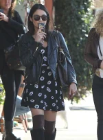 Vanessa Hudgens Leather Jacket