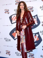 Zendaya Leather Long Coat