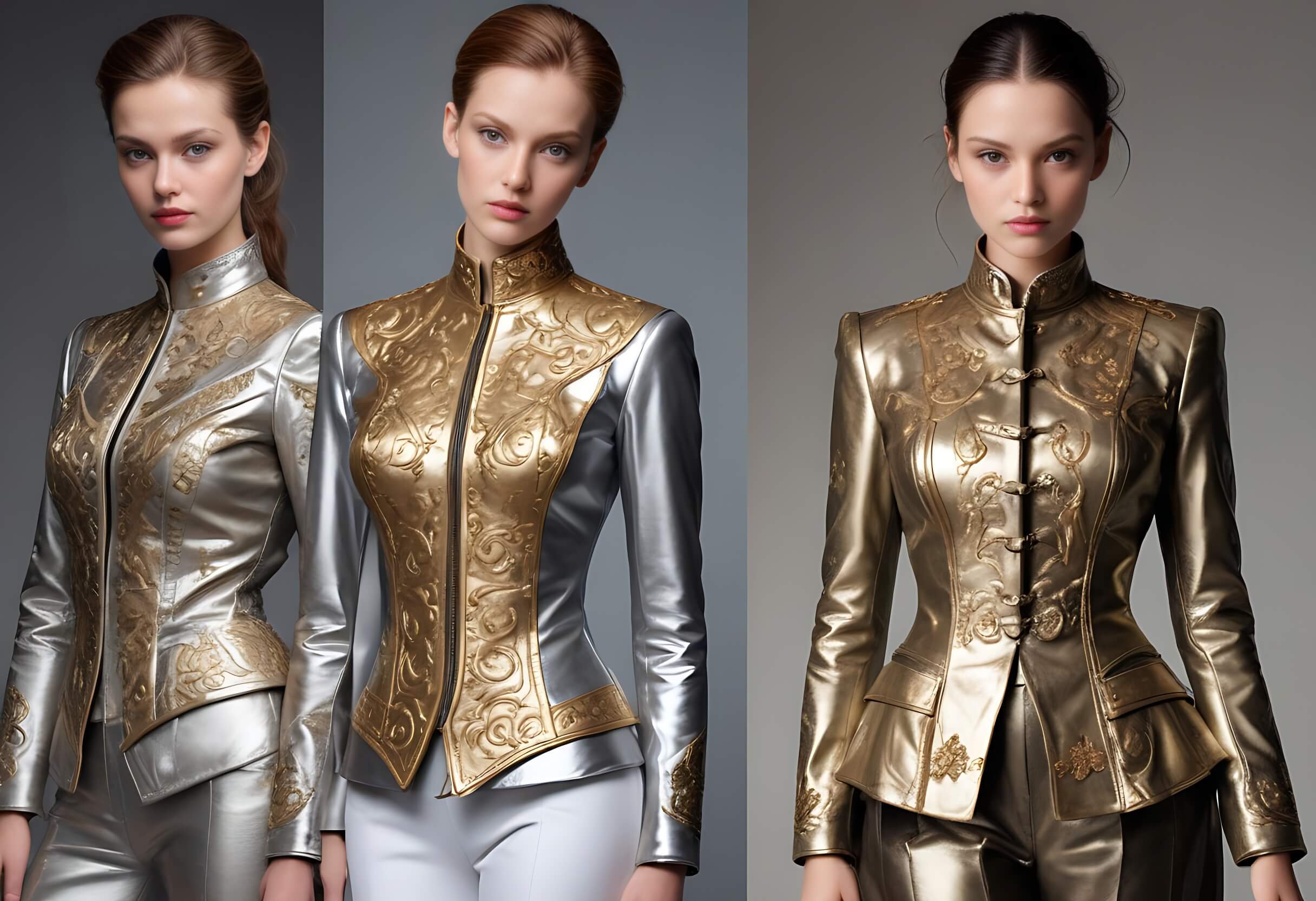 Are There Any Cultural or Historical Influences on the Design of Metallic Women Jackets?